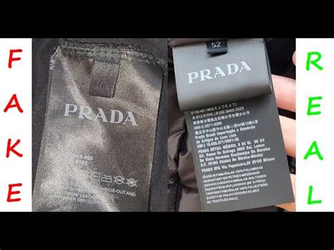 how to spot a fake prada jacket|prada clothes look alike.